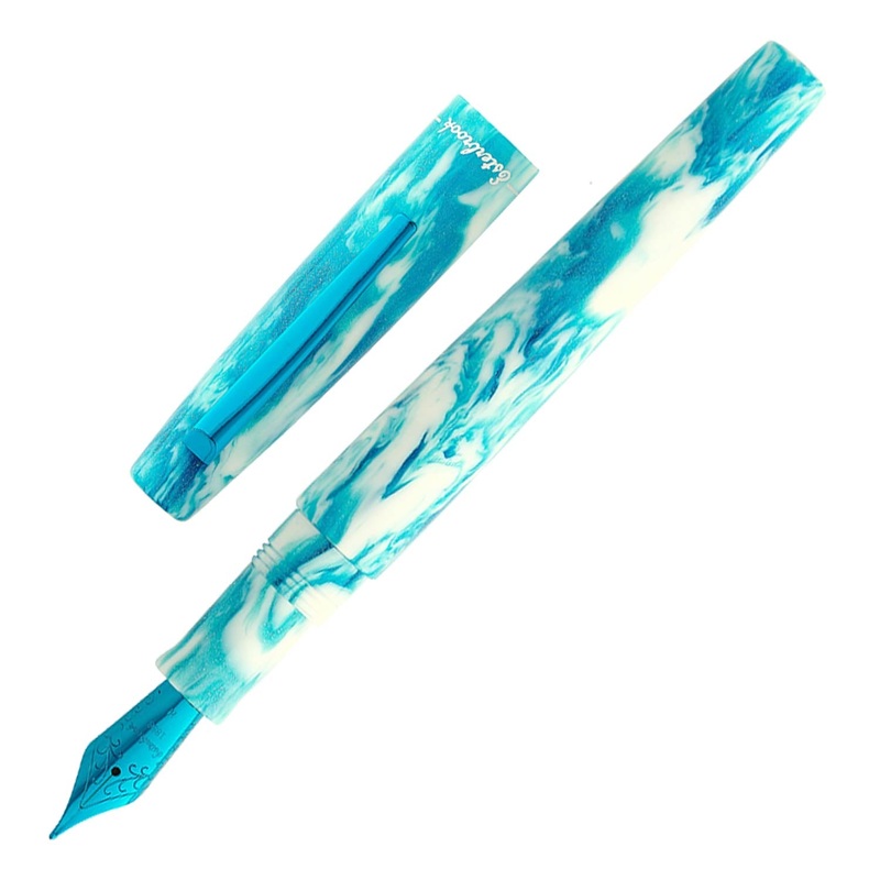 Esterbrook Camden Northern Lights Fountain Pen - Manitoba Blue PVD (Limited Edition)