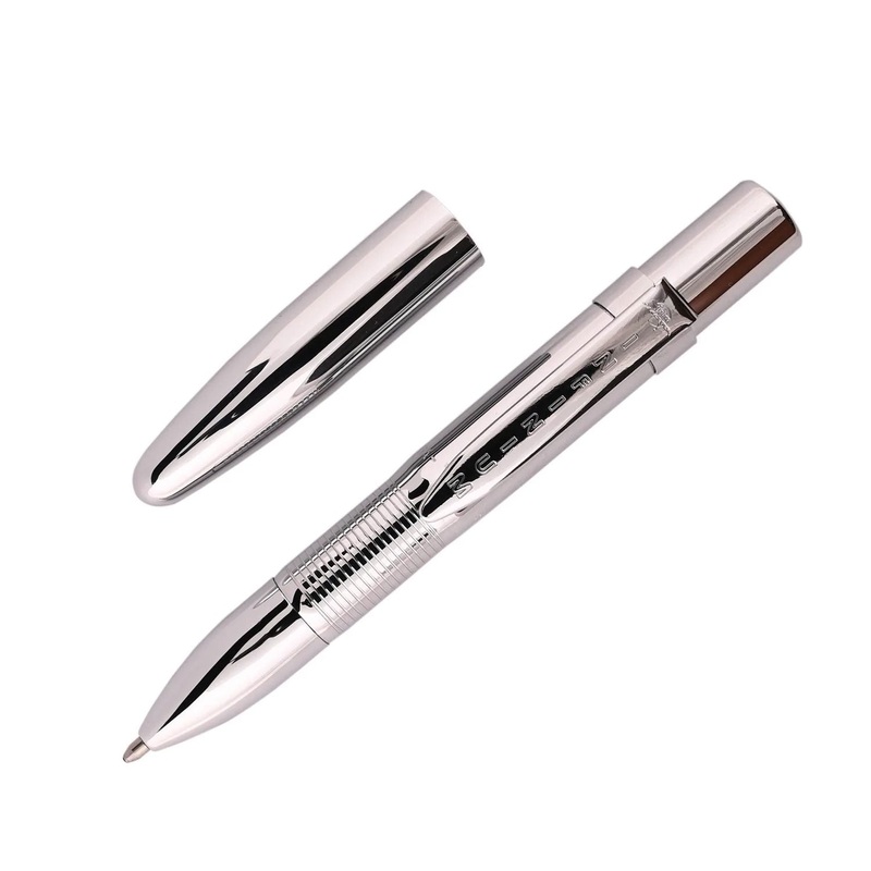 Fisher Space Infinium Ball Pen with Black Ink - Chrome