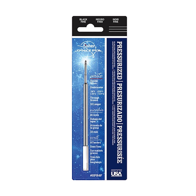 Fisher Space Non Dry Jotter Style Ball Pen Refill, Black Fine