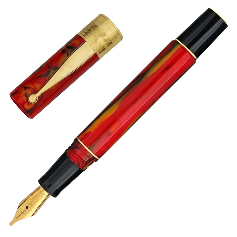 Gioia Partenope Fountain & Roller Ball Pen - Fiamma GT