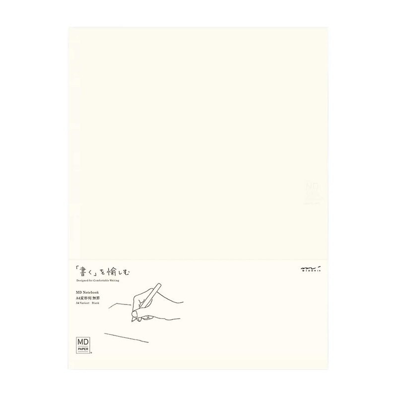 Midori MD Ivory Notebook - A4, Plain