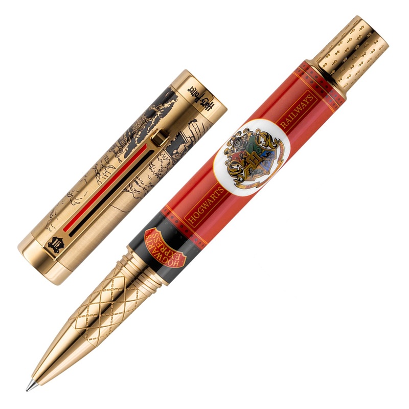 Montegrappa Harry Potter Platform 9 Roller Ball Pen - Scarlet Red