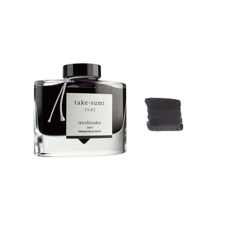 Pilot Iroshizuku Ink Bottle, Take Sumi (Black) - 50ml