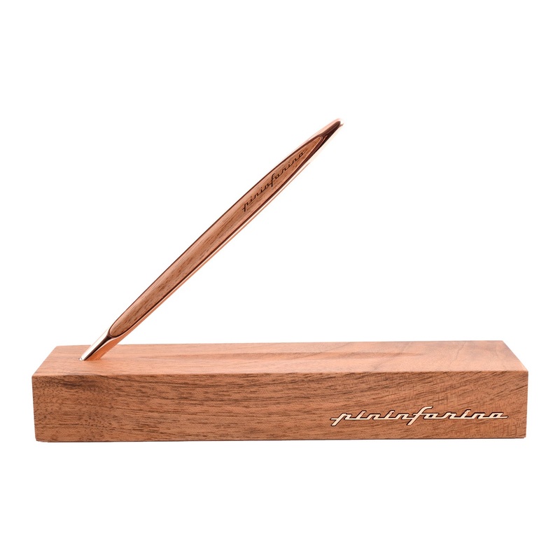 Pininfarina Segno Cambiano Walnut Edition Ball Pen - Rosegold