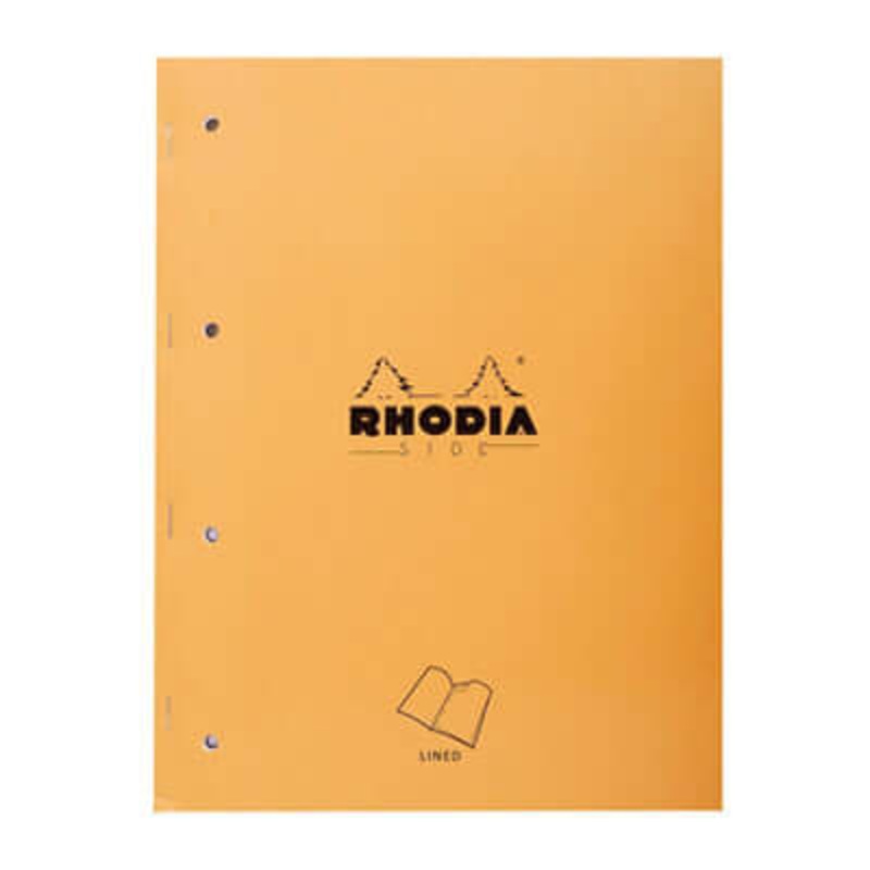 Rhodia Basics Pre-Punched Notepad, Orange - A4+