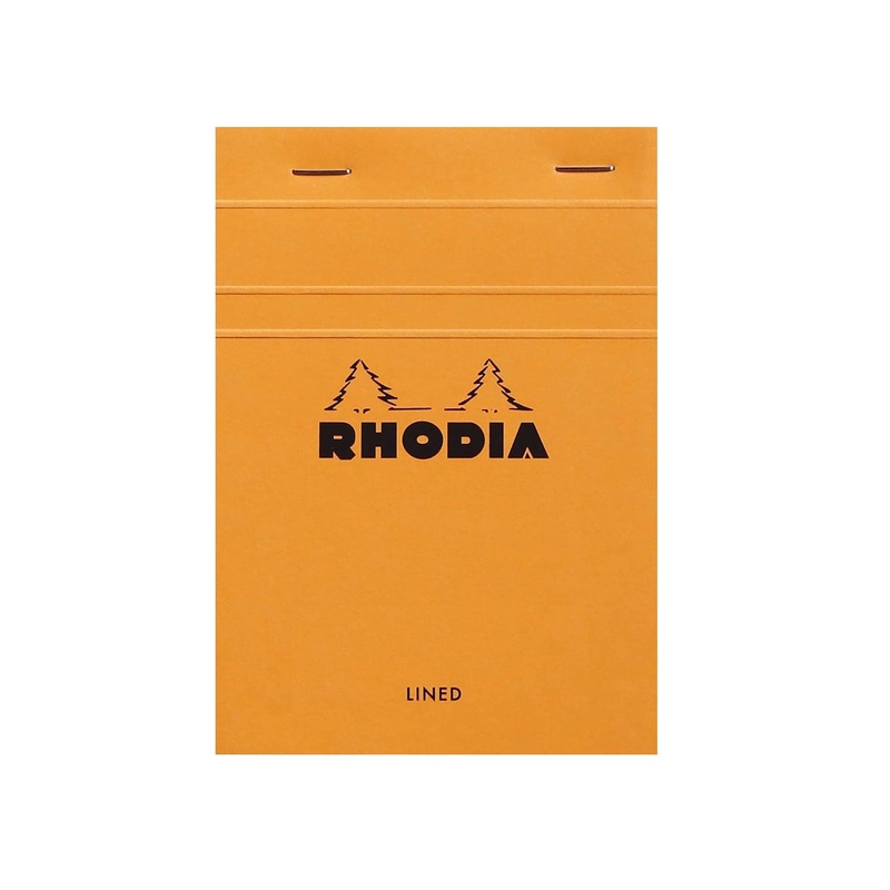 Rhodia No.13 Orange Notepad - A6, Ruled