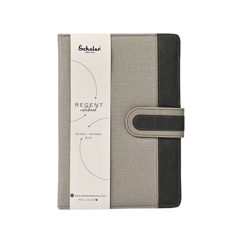 Scholar Regent Grey Notebook - B5, Ruled