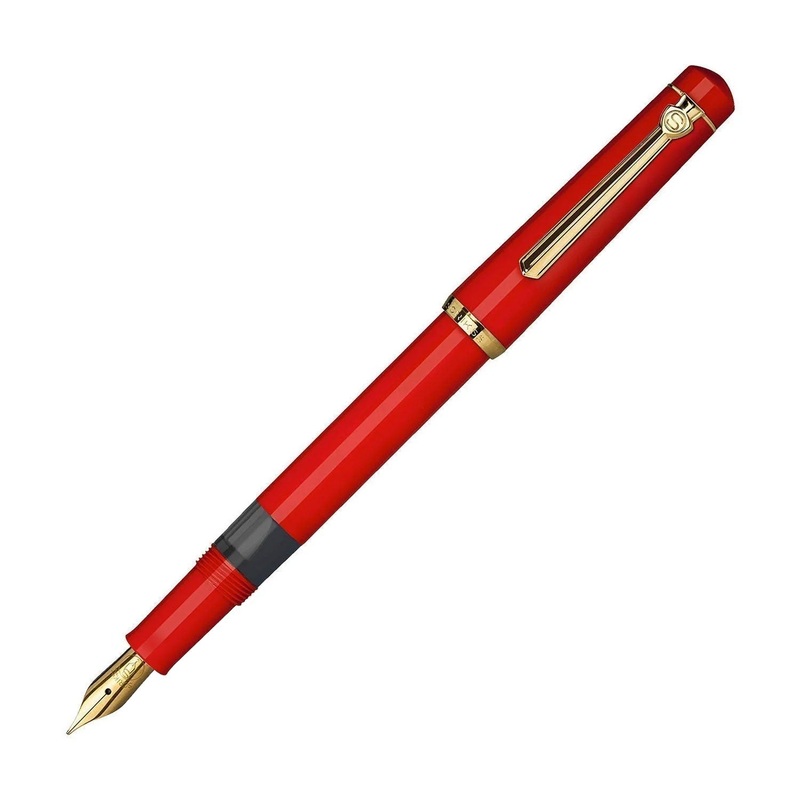 Scrikss 419 Fountain Pen - Red GT