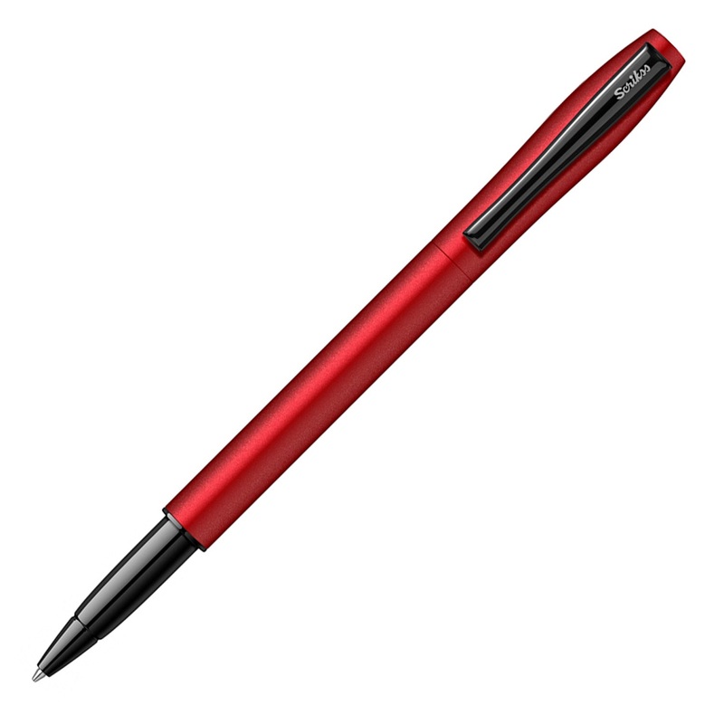Scrikss Carnaval Roller Ball Pen - Satin Red BT