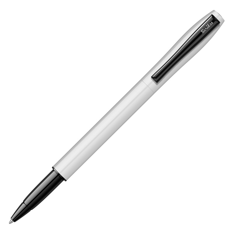 Scrikss Carnaval Roller Ball Pen - White Glossy BT