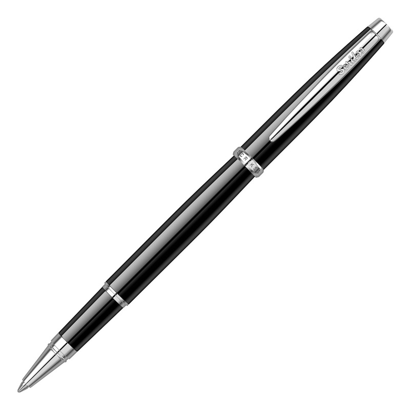 Scrikss Metropolis 800 Roller Ball Pen - Black CT