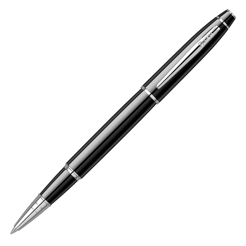 Scrikss Noble 35 Roller Ball Pen - Black CT
