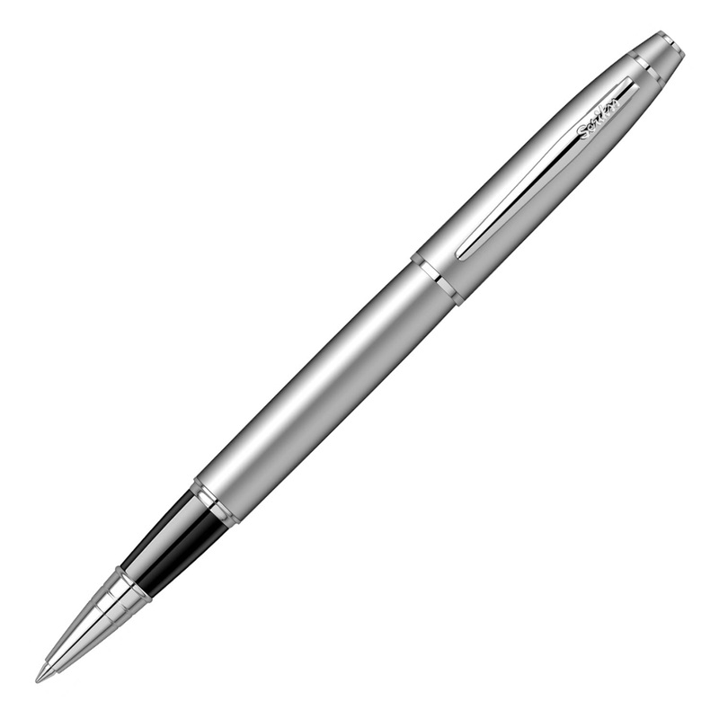 Scrikss Noble 35 Roller Ball Pen - Matt Chrome CT