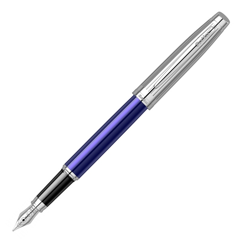 Scrikss Oscar 39 Fountain Pen - Navy Blue CT