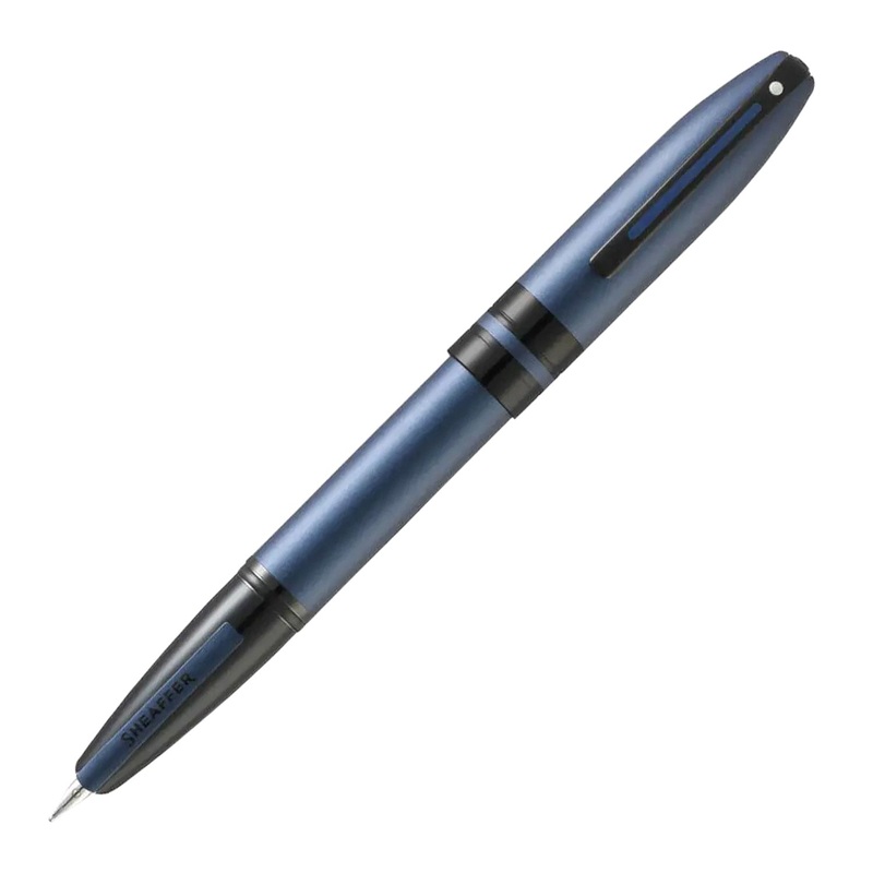 Sheaffer Icon Fountain Pen - Metallic Blue PVD
