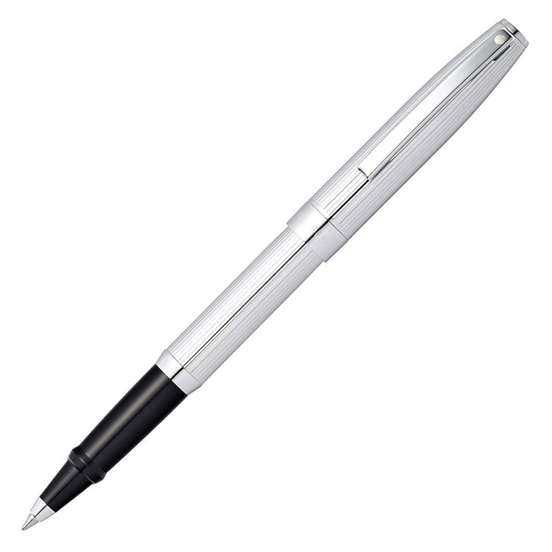 Sheaffer Sagaris Roller Ball Pen - Engraved Chrome CT