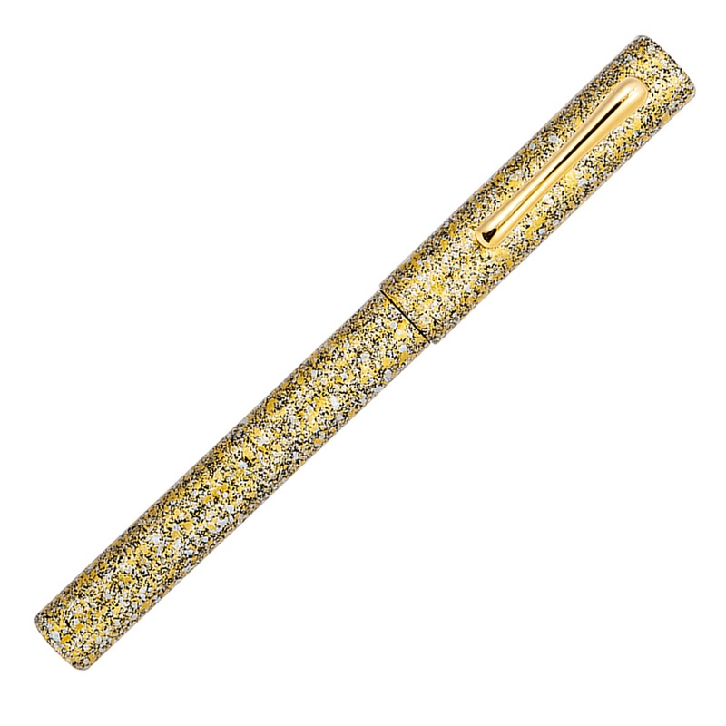 Taccia Granite Stone Fountain Pen - Yellow GT