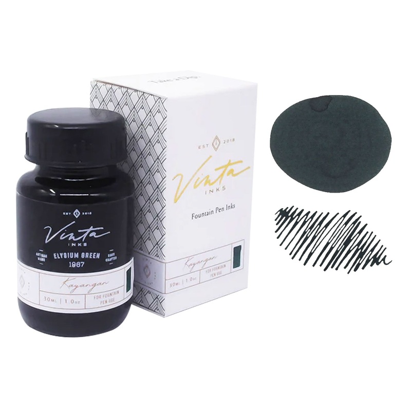 Vinta Heritage Collection Ink Bottle, Elysium Green - 30ml