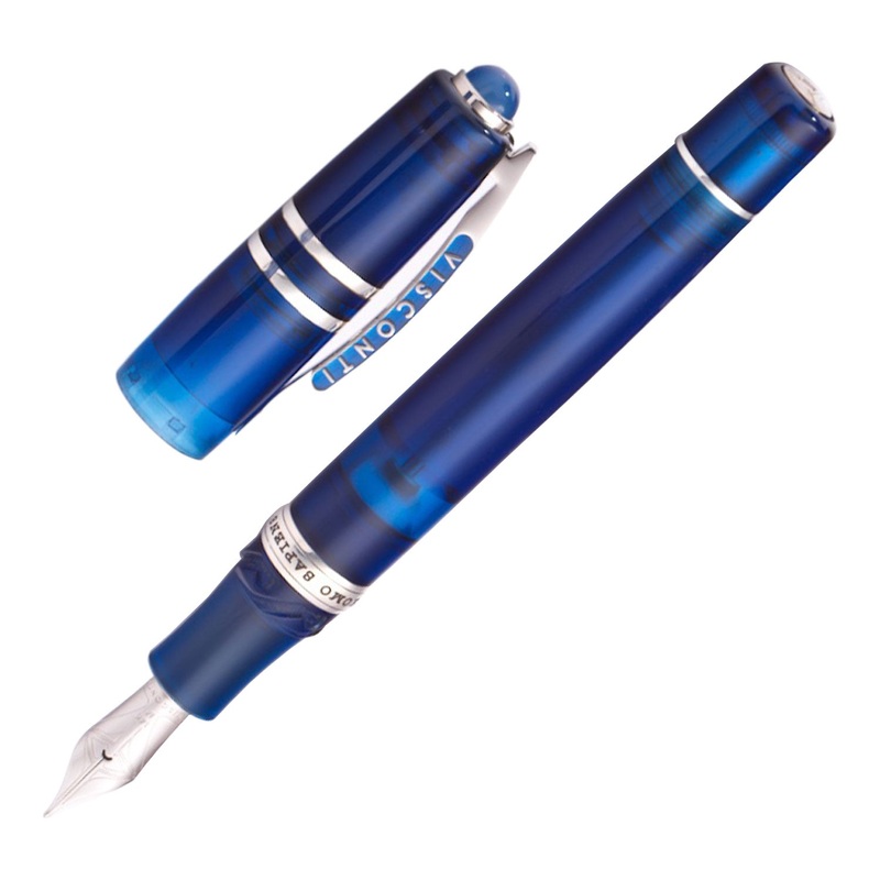 Visconti Homo Sapiens Demo Stones Fountain Pen - Sapphire