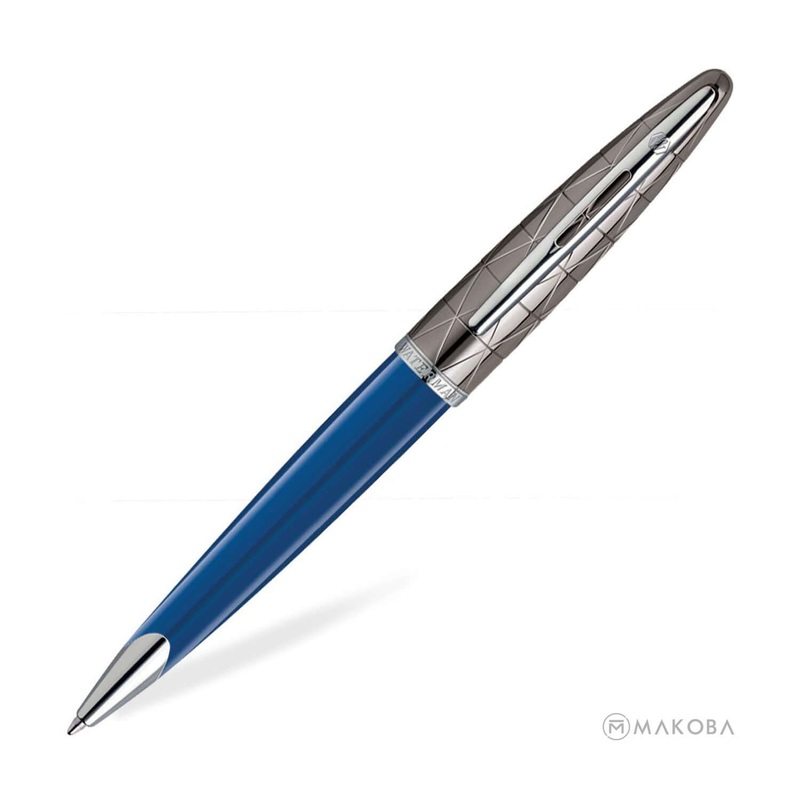 Waterman Carene Ball Pen - Contemporary Blue & Gunmetal