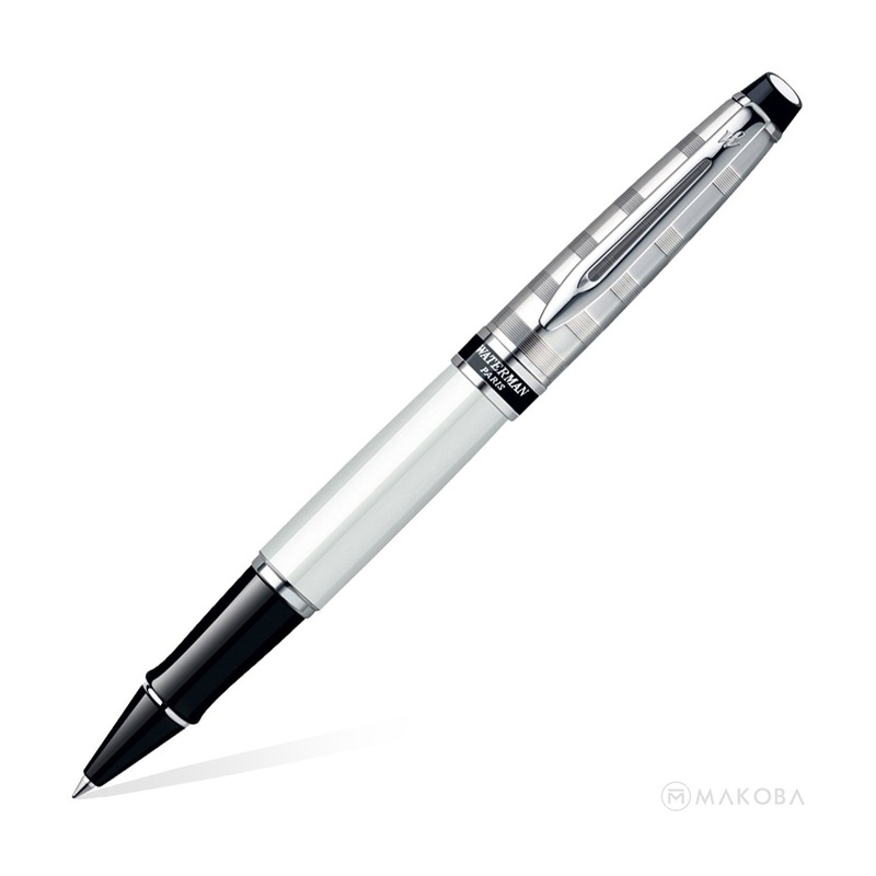 Waterman Expert Roller Ball Pen - Deluxe White CT
