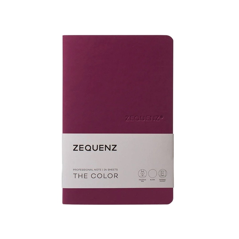Zequenz Color Notebook, Berry - A5, Squared