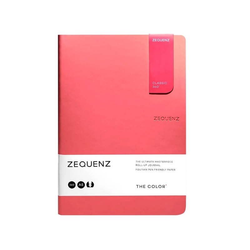 Zequenz Color Notebook, Coral - A5, Ruled