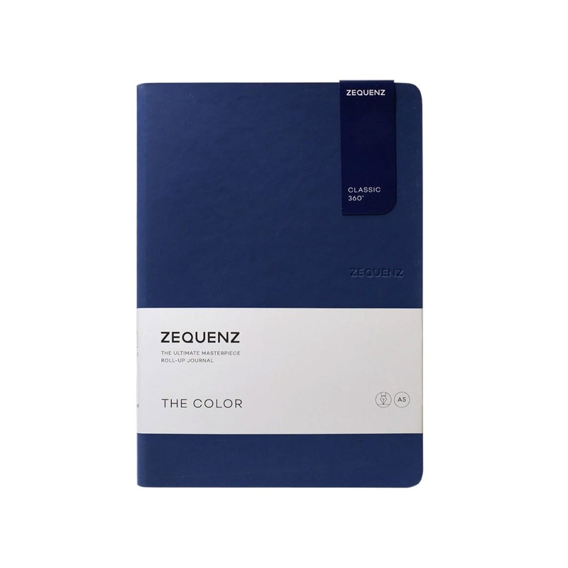 Zequenz Color Notebook, Dark Navy - A5, Squared