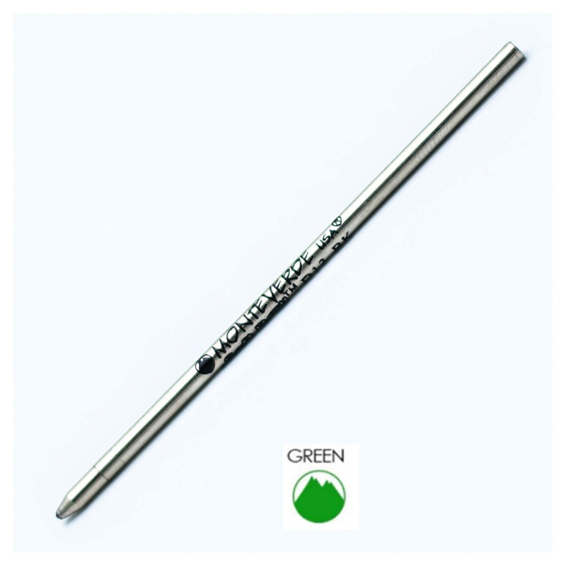 Monteverde Mini Ball Pen Refill for Multi Pen - Medium - Green - Pack of 4