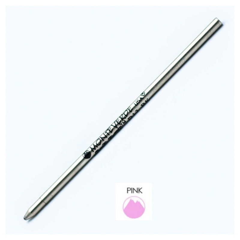 Monteverde Mini Ball Pen Refill for Multi Pen - Medium - Pink - Pack of 4