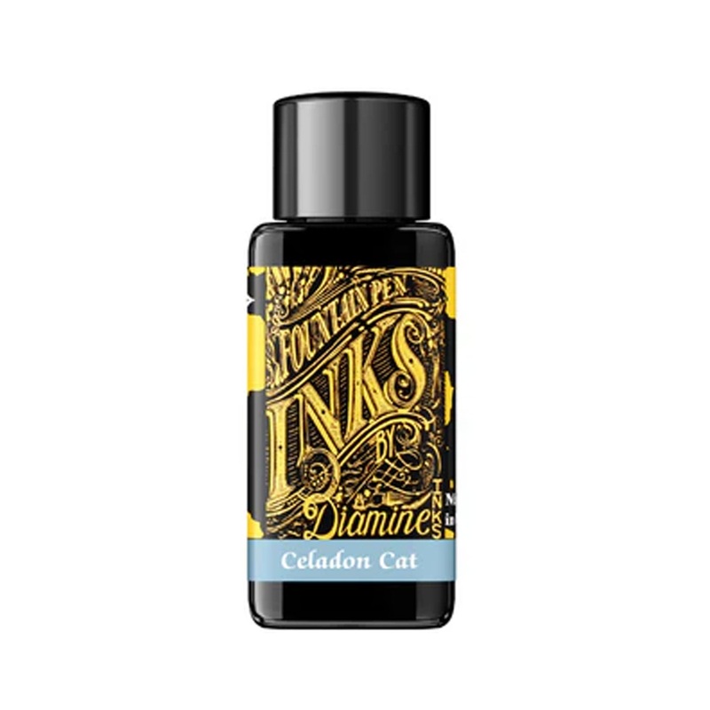 Diamine Celadon Cat Ink Bottle - 30ml