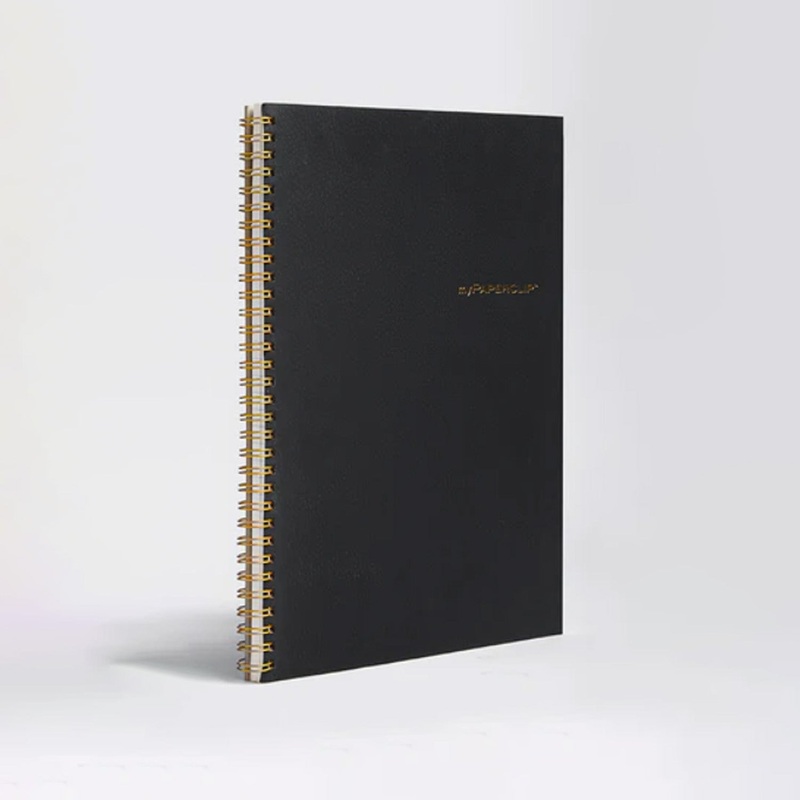 myPAPERCLIP Wiro Notebook - Black - XL - Squared
